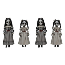 4X Poupée Fantôme D'Halloween, Décoration au , Poupée Effrayante, Plug-In, Balançoire, Fantôme, Commande Vocale, Décoration, Accessoire