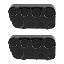 2X Euro Coin Dispenser Storage Coins Storage Box Dispenser