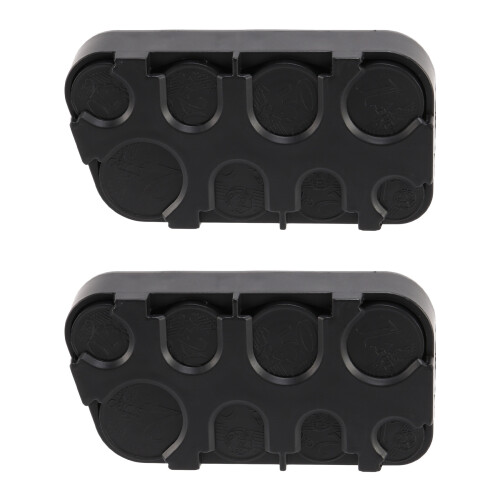 2X Euro Coin Dispenser Storage Coins Storage Box Dispenser