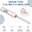 Magnetic Hex Wrench Drill Bits  End Hex Screwdriver Bits Set 100mm Long  Driver Bit 1/4 Inch Hex-Shank 3