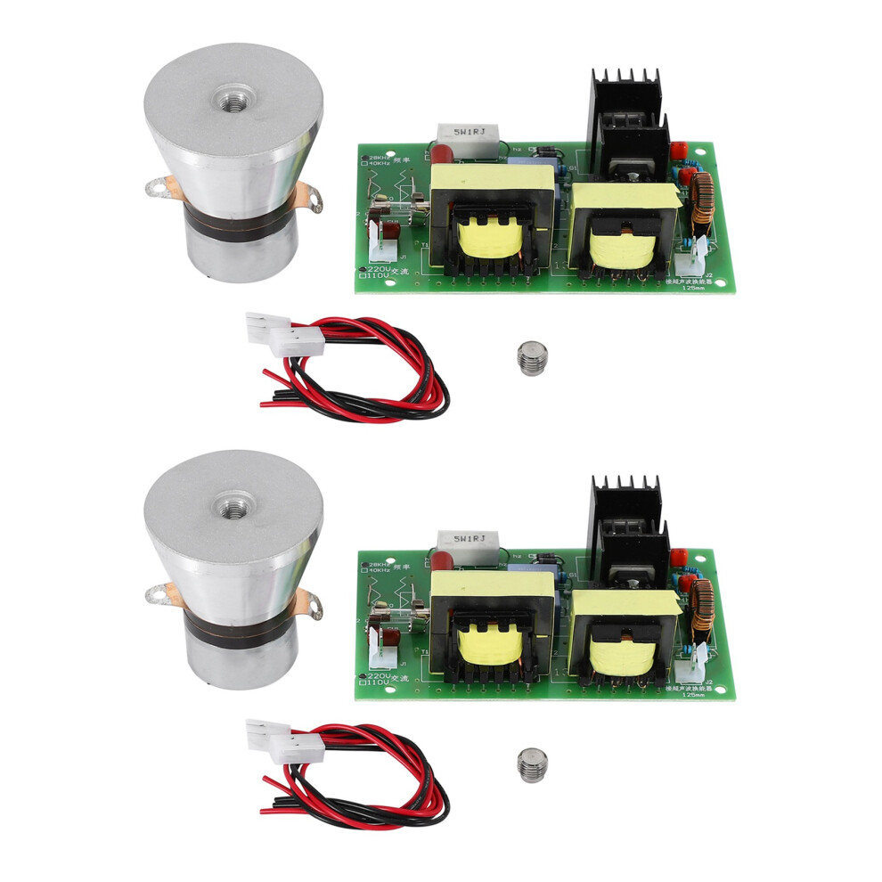 2X 100W 28Khz Ultrasonic Cleaning Transducer Cleaner High Performance +Power Driver Board 220Vac Ultrasonic Cleaner 6031616287459