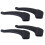 2 Pair Eyeglasses/Sunglasses/Spectacles Eyewear Ear Hook Lock Tip Holder---Black 1