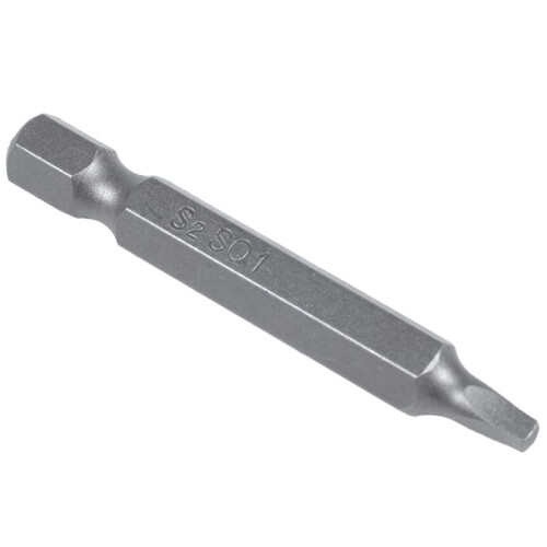 6Pcs 50mm 1/4 Inch Hex Square Bits Square  Screwdriver Bits S2 Alloy Steel Magnetic Screwdriver Bits Set Hand Tools 1