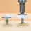 400 Pcs Screw Cap Plastic Hinged Screw  Covers Screw Cover Caps Snap- Replacement Screw Decorative Covers (White) 2
