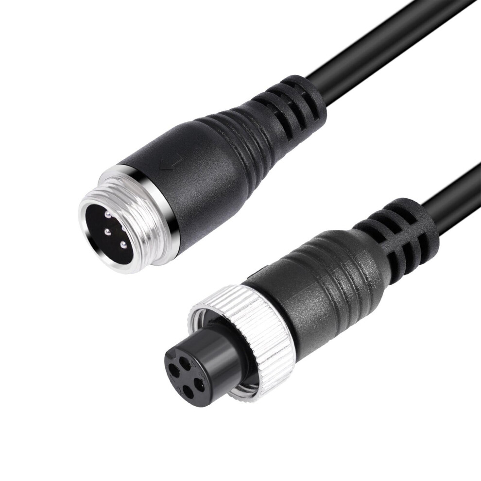 4 Pin Backup Camera Extension Cable 15M 49.2Ft, Rear View Camera Extension Cable For Rv Trailer 9073542955061