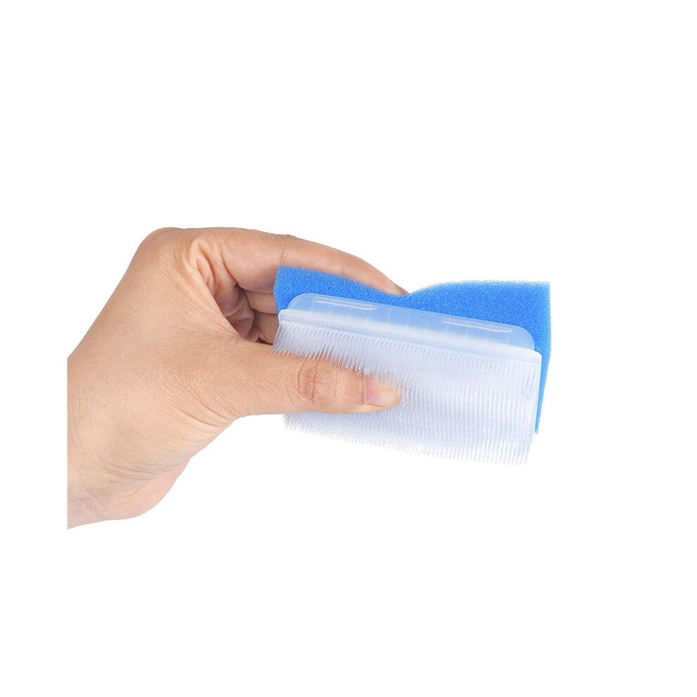 Baby Bath Sponge (30 Pieces) Soft Foam Washer with Cradle Cap Brush Body,Hair and Scalp Clean Gentle Baby Sensory Brush
