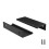 10 Pack Black Cabinet Pulls 3 Inch Hole Centers Aluminum Drawer Handles with Durable Solid Cast Design 1