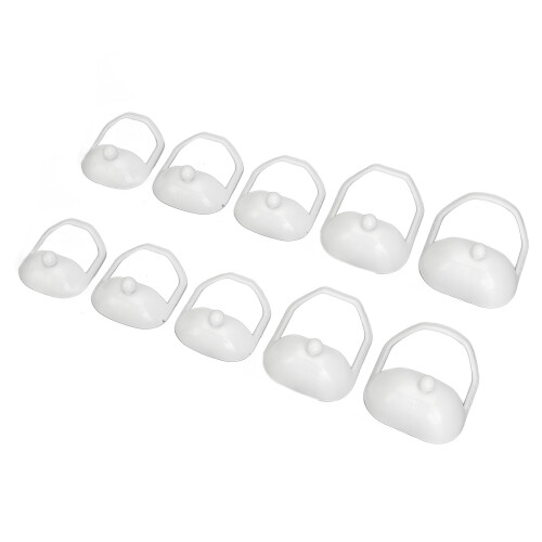 2-Set Beard Shaving Template, 5 Sizes, Clear White