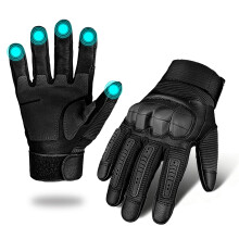 Tactical Gloves for Men 3XL Waterproof Touchscreen Motorcycle Riding Gloves with Hard Knuckle Protection