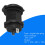 2X Cigarette Lighter Distributor 12V Car Cigarette Lighter Adapter Socket 4