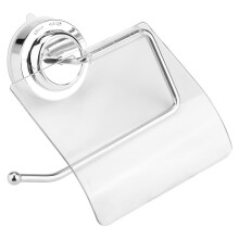 Stainless Steel Toilet Paper Holder with Super Suction Mount, Waterproof Bathroom Wall Design