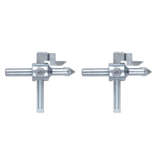 2X Adjustable Circle Tile Cutter Hole Cutter for Ceramic Tile Tungsten Carbide Drill Bit for Electronic Tool Accessory