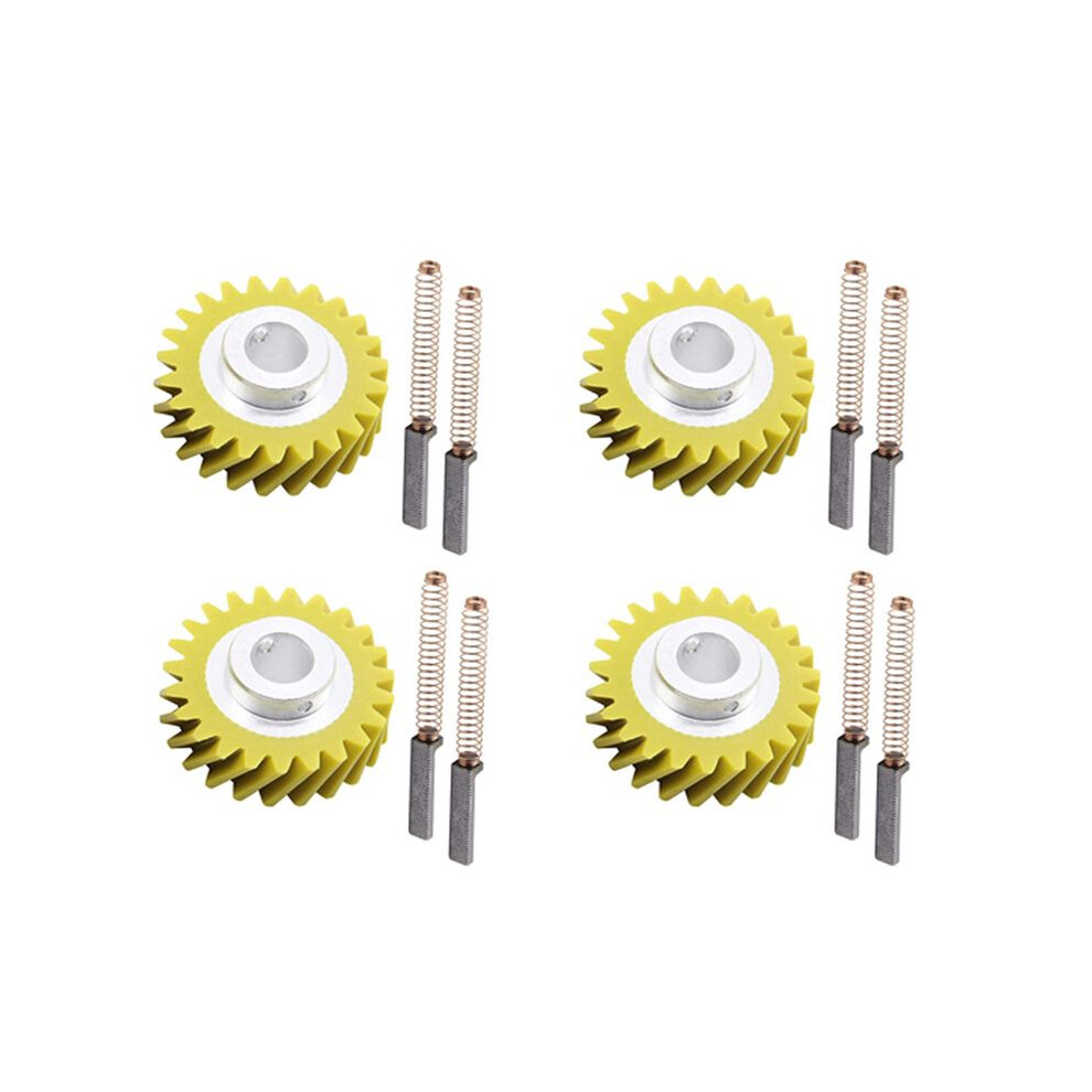 2X W10112253 Mixer Worm Gear W10380496 Carbon Brushes For 5K45ss 5K5ss Mixers Replace Parts 4162897 4713844883086