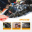 200Pc Plastic Rivets Fastener  Bumper Push Clips W / Removal Tool for 3