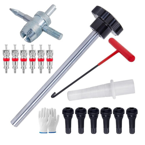 2X Quick Change Tire Valve Tool Kit, Tire Valve Stem Core Quick Change Tool Kit, Replace Car, ATV, Truck, Etc,A 1