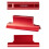 DSPIAE Aluminium Right Angle Sanding Paper Block (Red) AS-25PPRD 1