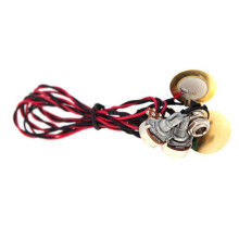 2X Dual Piezo Pickup Pick- 6.35mm Jack with Volume Tone Control for Acoustic Guitar Ukulele