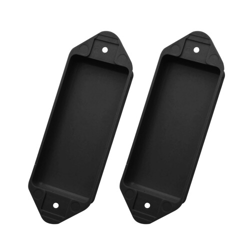 Multifunktionale E-Gitarren-Tonabnehmerabdeckung,-Schwarz