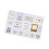 Scrapbook Sticker Retro Knitted Patterned Paper Sticker for-4 1