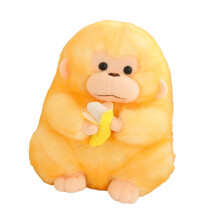 Lovely Golden Monkey Figure Toy Soothing Doll Sweet-Yellow 40cm