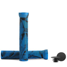 Poignée de guidon de vélo en caoutchouc souple,-bleu noir