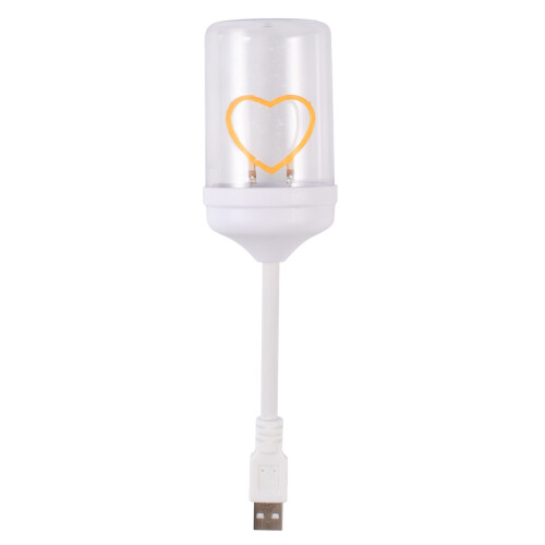 Flexible Bendable LED USB Night Light Small Eye Protection-love