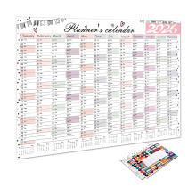 2026 wall calendar, poster-Styles weeklys planner with-4