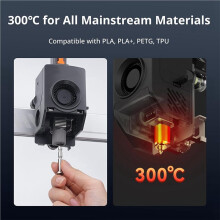 2X for  Kobra3 Max Hotend Integrated Hardened Steel Nozzle Thermistor Heating Component K3M Ceramic Hotend 0.4mm