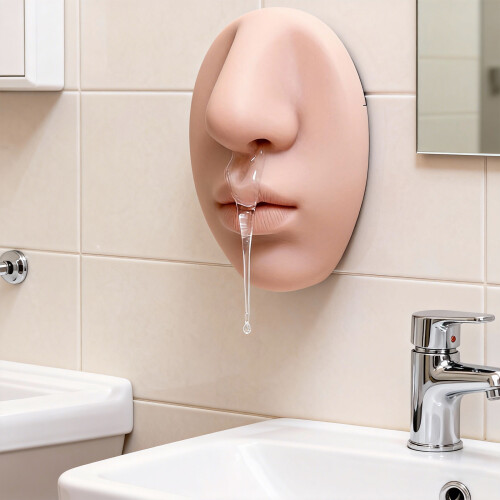 Bathroom Kitchen Decors Nose Shaped Soap Dispenser Wall-1pcs 2