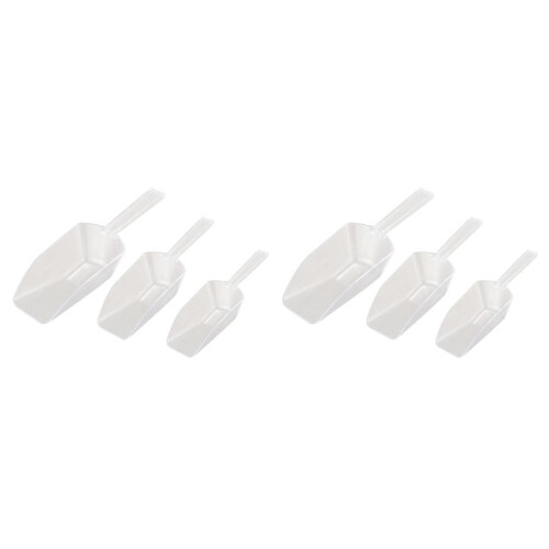 Ensemble 6 Cuilleres Ecope Palette Plastique Une Doser