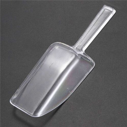 6 Piece Pallet Ice Scraper Shape Plastic Scoop - Transparent 1