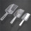 6 Piece Pallet Ice Scraper Shape Plastic Scoop - Transparent 3