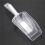 6 Piece Pallet Ice Scraper Shape Plastic Scoop - Transparent 7