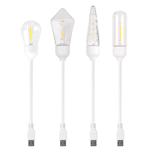 Flexible Gooseneck USB Plug in Night Light USB Reading Lamp-D 1