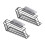 Bathroom Corner Shelf Set, Rustproof Wall Mounted Shower Organizer with SpaceSaving Drainage Design 1
