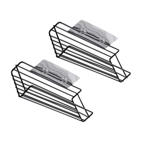 Bathroom Corner Shelf Set, Rustproof Wall Mounted Shower Organizer with SpaceSaving Drainage Design