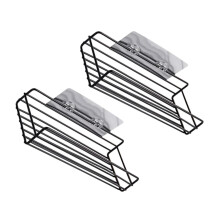 2pcs Bathroom Wall Shelves, Durable Iron Floating Shelf Set for SpaceSaving Bathroom Organization