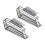 2pcs Bathroom Wall Shelves, Durable Iron Floating Shelf Set for SpaceSaving Bathroom Organization 1