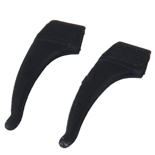 2 Pair Eyeglasses/Sunglasses/Spectacles Eyewear Ear Hook Lock Tip Holder---Black 1
