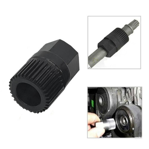 2X 33 Spline Generator Pulley Removal Tool Alternator Clutch Free Wheel Pulley Removal Tool for 1