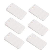 6pcs NonSlip Furniture Risers Set with AntiSlip Stable Base and Floor Protection Pads for Bed, Sofa, Desk