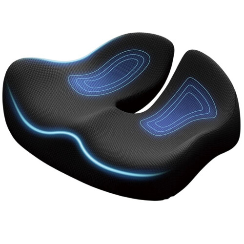 Cushion, Memory Foam  Cushion, Comfortable for Long Sitting, Back Support, Buttock Cushion