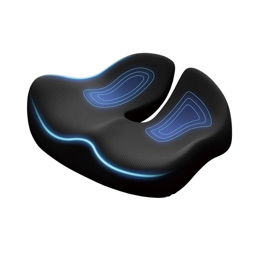 Photos - Computer Chair Cushion, Memory Foam Cushion, Comfortable for Long Sitting, Back Support, Buttock Cushion