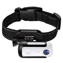 Portable Magnetic Sports Camera 1080P Thumb Action Camera Body Pocket Sport Cam with Magnetic Lanyard White