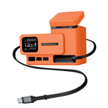 Silicone Protective Case for CUKTECH 15 Charging Station Charger Full Protection Dust Protection Sleeve Cover Orange