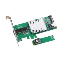 10Gb Ethernet Network Adapter 82599EN PCI-E X1 X4 X8,X16 M.2 NIC Card 10Gb/S Fiber Optic Port Network Adapter