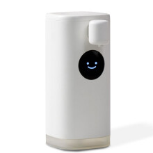 Distributeur de Savon Moussant Automatique, Distributeur de Savon Intelligent Sans Contact avec Minuteur LED, Rechargeable par USB-C et Étanche