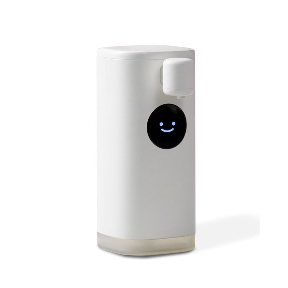 Saudism Automatic Foaming Soap Dispenser Touchless Hand Soap Dispenser With Led Smile Timer Type-C Rechargeable Waterproof