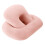 Cuscino Ergonomico A Doppio Strato per il Collo, Ideale per Ufficio, Viaggi e Molteplici Usi - Supporta Testa e Collo, Colore Rosa. 1