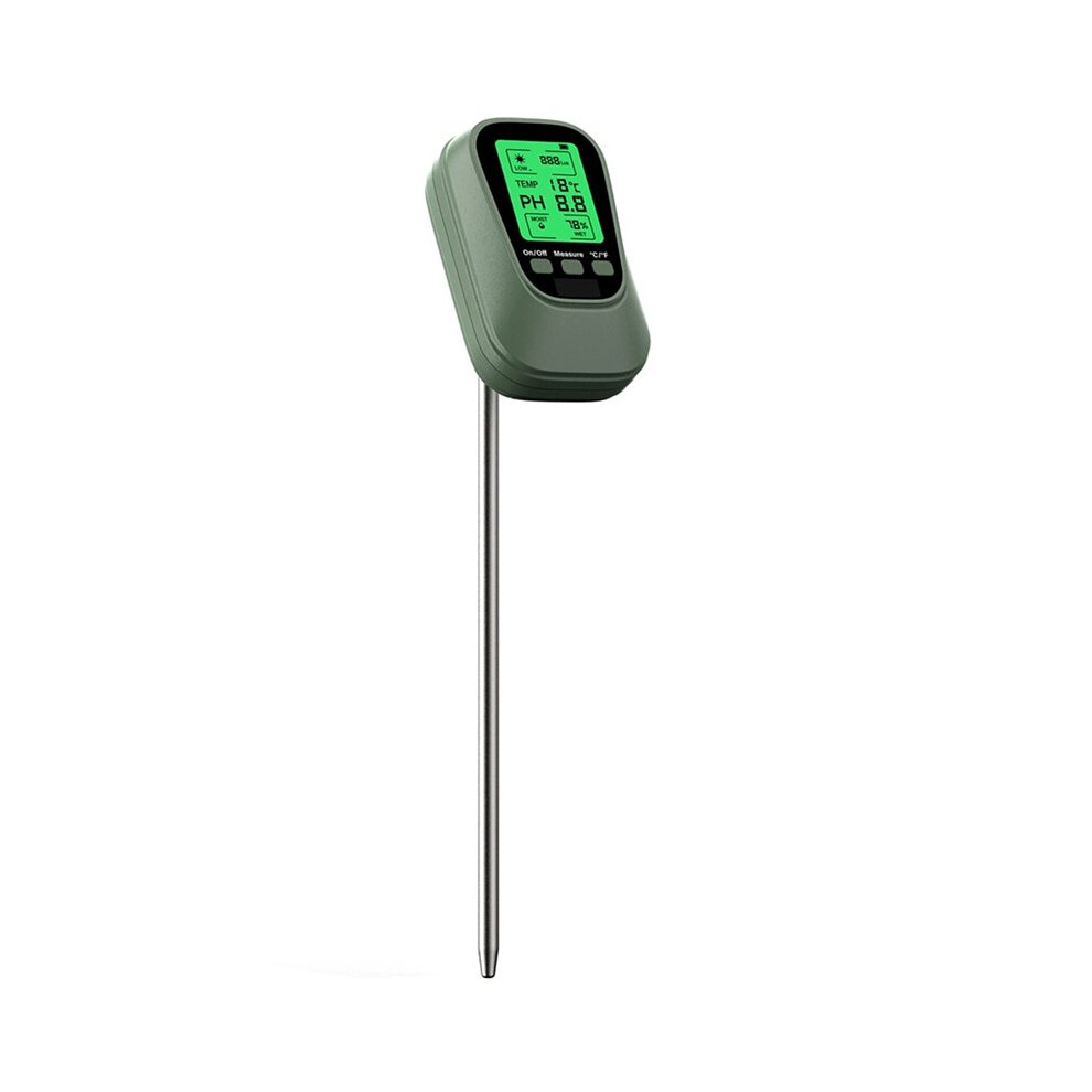 Soil Ph Meter 4 In 1 Sunlight Hygrometer Lcd Digital Garden Plant Flowers Temp Monitor Sensor For Environmental Humidity 6033116346575